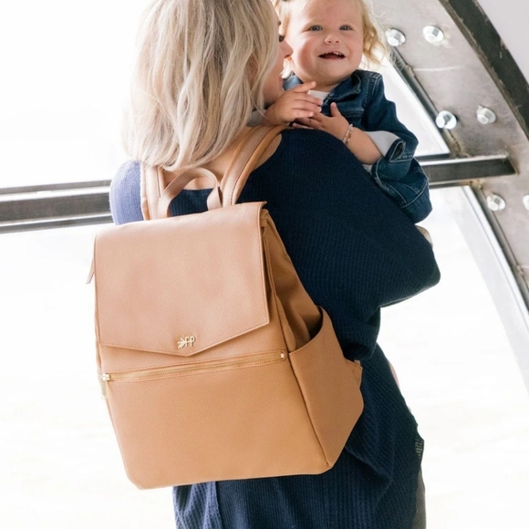 Freshly Picked Handbags - Freshly Picked Brown Classic Diaper Backpack